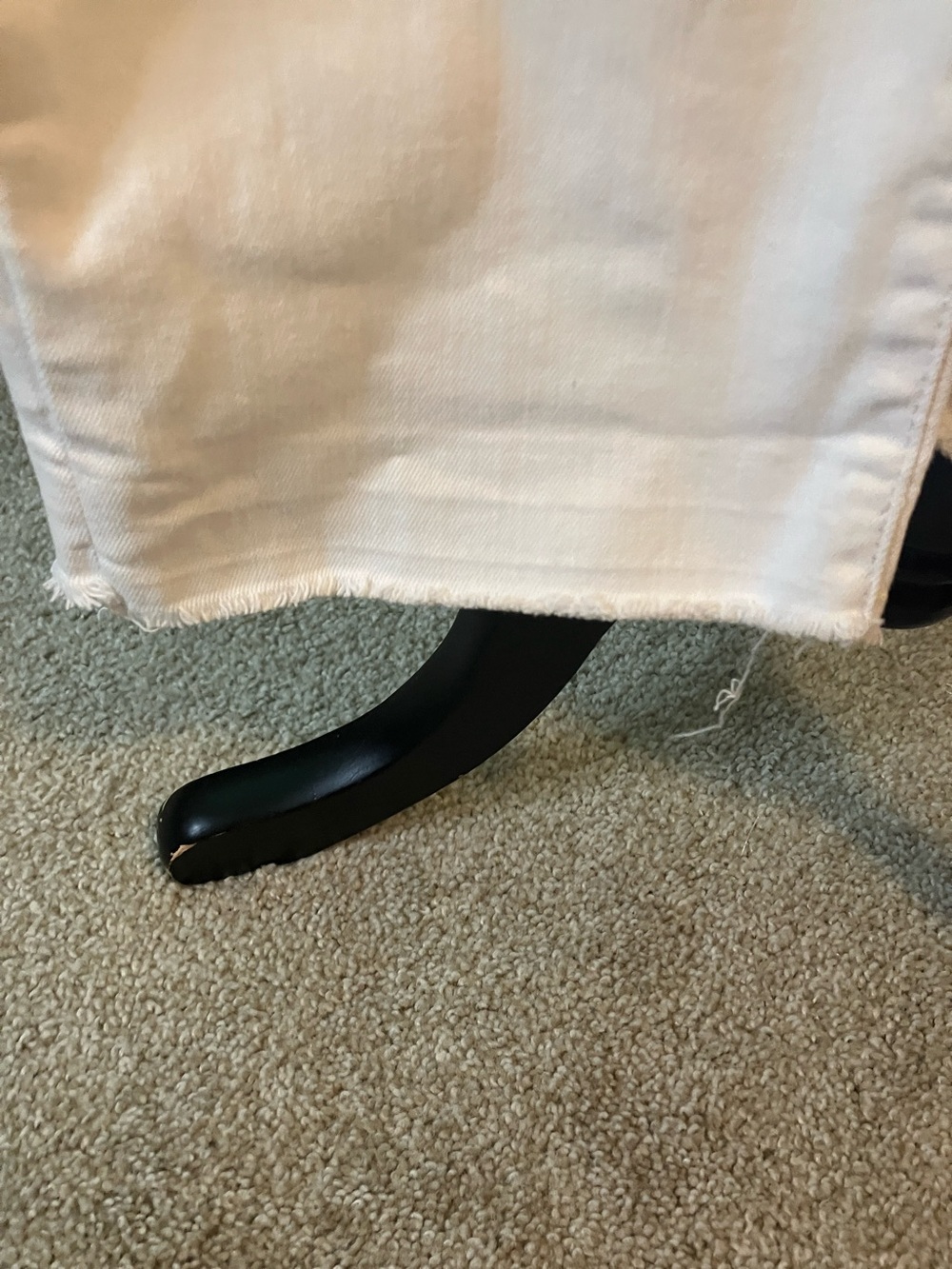 GAP Cream Wide-Leg Flare Jeans - Picture 4 of 8